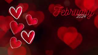 February 2024 Calendar Desktop Wallpaper - 4K