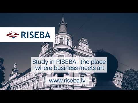 Study business and economics in RISEBA  - the place where business meets art!