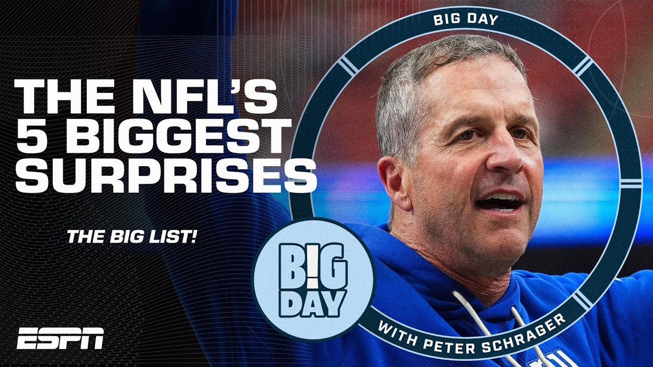 Ranking the BIGGEST SURPRISES across the NFL after Week 7 📋 | Big Day with Peter Schrager