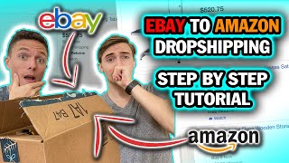 How To DROPSHIP On Ebay From Amazon As A Complete Beginner | Step By Step Tutorial