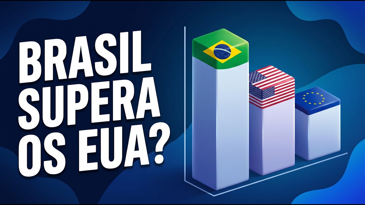 Thumbnail do vídeo Brasil supera EUA no uso de IA em pequenos negócios: 52%