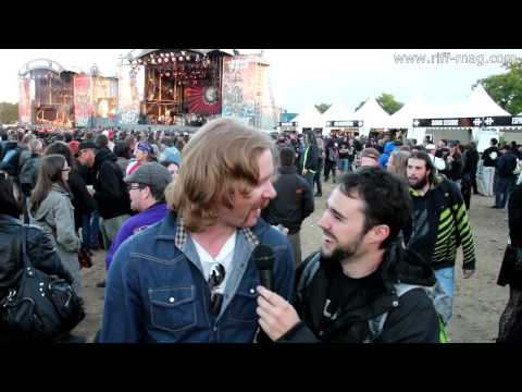 Black Spiders small Interview at Hellfest 2013