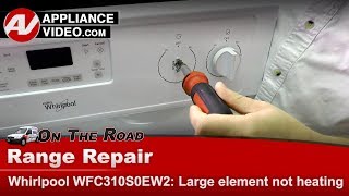 Whirlpool Stove Repair - Large Element Not Heating - 8" Element Infinite Switch
