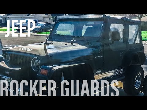 Jeep Wrangler TJ - Body Armor Aluminum Diamond Plate Guards