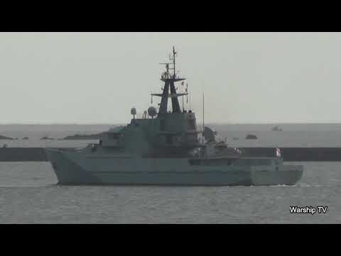 HMS SEVERN P282 IN PLYMOUTH SOUND - 1st Dec 2020