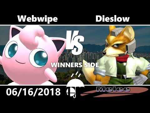 Rain City 2 Melee: Pools - Webwipe (Jigglypuff) vs Dieslow (Fox)