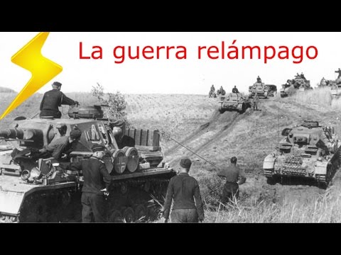 Inicios de la segunda guerra mundial: LA GUERRA RELÁMPAGO I Historia