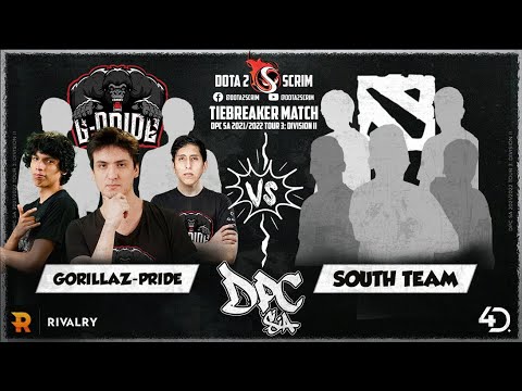 Gorillaz-Pride vs South Team - DPC SA 2021/22 Tour 3: Division II - Tiebreaker Match - BO1