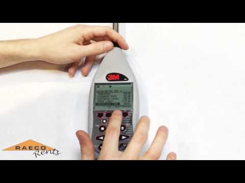 How to Set Up a SoundPro Sound Level Meter for Community Noise Studies