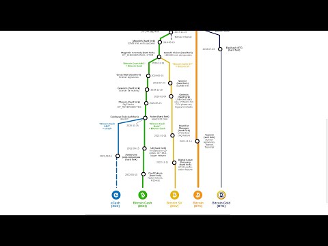 Main Consensus Forks of Bitcoin (Full Timeline)