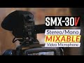 SMX-30V Stereo/Mono Mixable Video Microphone