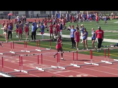 OpenG Shuttle Hurdle at Griffin Relays 3-3-17 Los Alamitos Girls