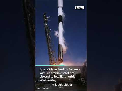 SpaceX Launches 48 Starlink Satellites Aboard Falcon 9 Rocket