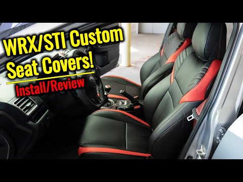 Subaru WRX and STI Custom Seat Covers by Kustom Interior | Review and Installation |