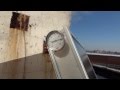Кипение воды в плоском солнечном коллекторе зимой (HD) 