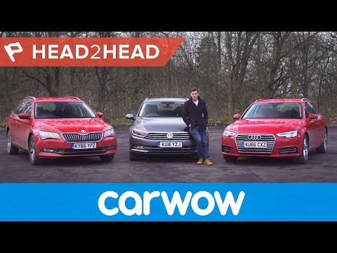 Audi A4 Avant vs Volkswagen Passat Estate vs Skoda Superb Estate | Head2Head