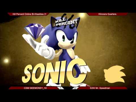 KPO 2 - Winners Quarters - GEEMONEY_10(Marth) vs. S2W Mr. Speedman (Sonic) - SSB4