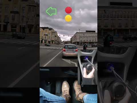 Si te ndalojme dhe te nisemi me makine manuale! #automobile #patenta #autoshkollarea #makina