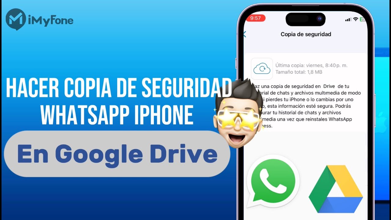 Hacer copia de seguridad WhatsApp iPhone en Google Drive