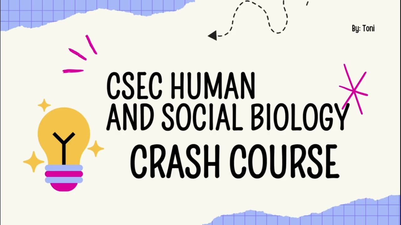 CSEC HUMAN AND SOCIAL BIOLOGY IN 1 HOUR AND TWENTY MINUTES 