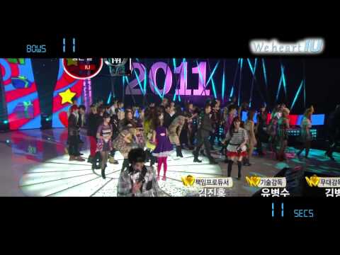 110107 IU (아이유) breaks the bowing world record!