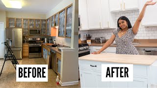 EASY DIY KITCHEN ISLAND IDEA I KITCHEN MAKEOVER PT. 2