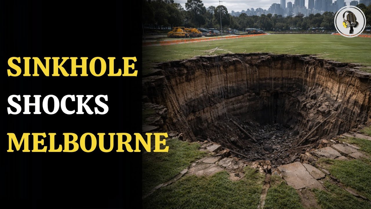 Massive Sinkhole Opens Near $26 Billion Tunnel Project in Melbourne | WION Podcast