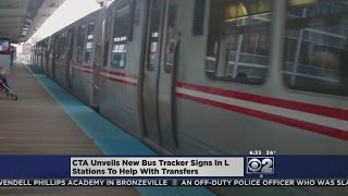 CTA Adds More Bus Tracker Signs To Train Stations