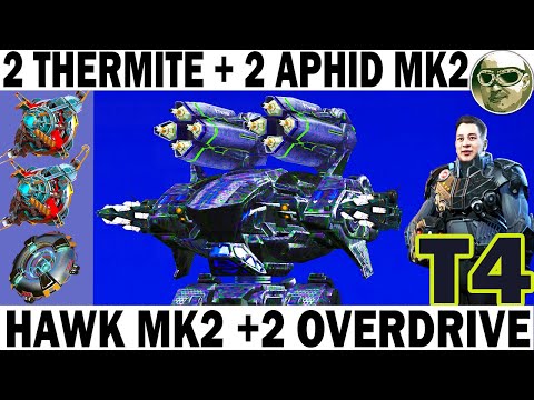 MAD HAWK 3 LIVING LEGEND WAR ROBOTS HAWK 2 THERMITE 2 APHID MK2 2 OVERDRIVE+LAST & ADRIAN 70 LVL T4