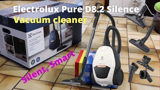 Electrolux Pure D8.2 Silence vacuum cleaner unpacking. The quietest in the market 55/70 dB. 4K video