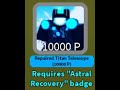 [SBSD] How to get ''Astral Recovery'' Badge! [PATCHED VER.]
