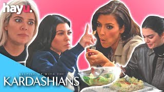 The Kardashians Eating Salad For 10 Minutes | Keeping Up With The Kardashians