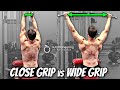 Close Grip vs Wide Grip Lat Pulldown Differences & Muscles Worked