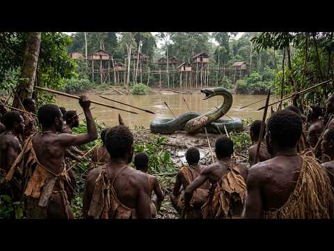 Giant Snake Hunt in the Amazon | Survival Inside an Isolated Jungle Tribe