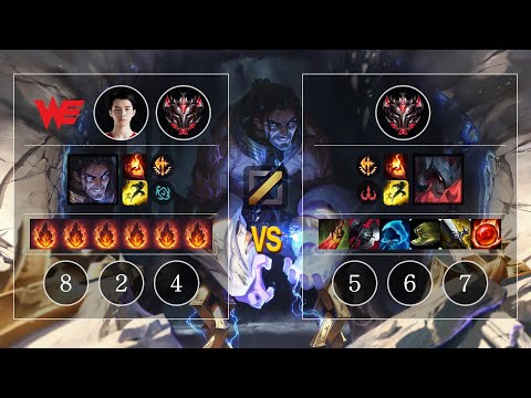 WE yimeng Sylas vs Aatrox Mid - KR GrandMaster Patch 10.10