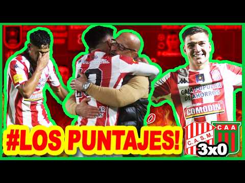 #LosPuntajes - San Martín de Tucumán 3x0 Agropecuario - Torneo 2026