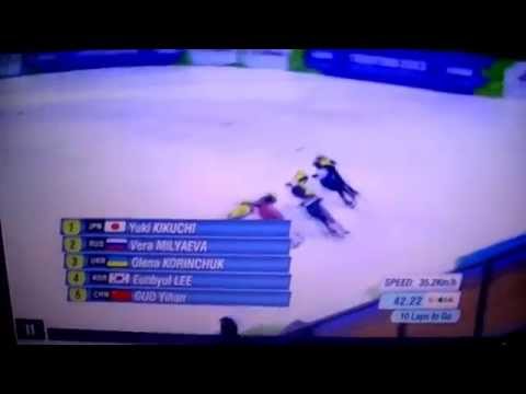 KORINCHUK, VLASOVA, 26th Winter Universiade, Trentino, 2013 Ladies' 1500m Semifinal