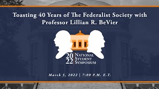 Click to play: Toasting 40 Years of The Federalist Society with Professor Lillian R. BeVier