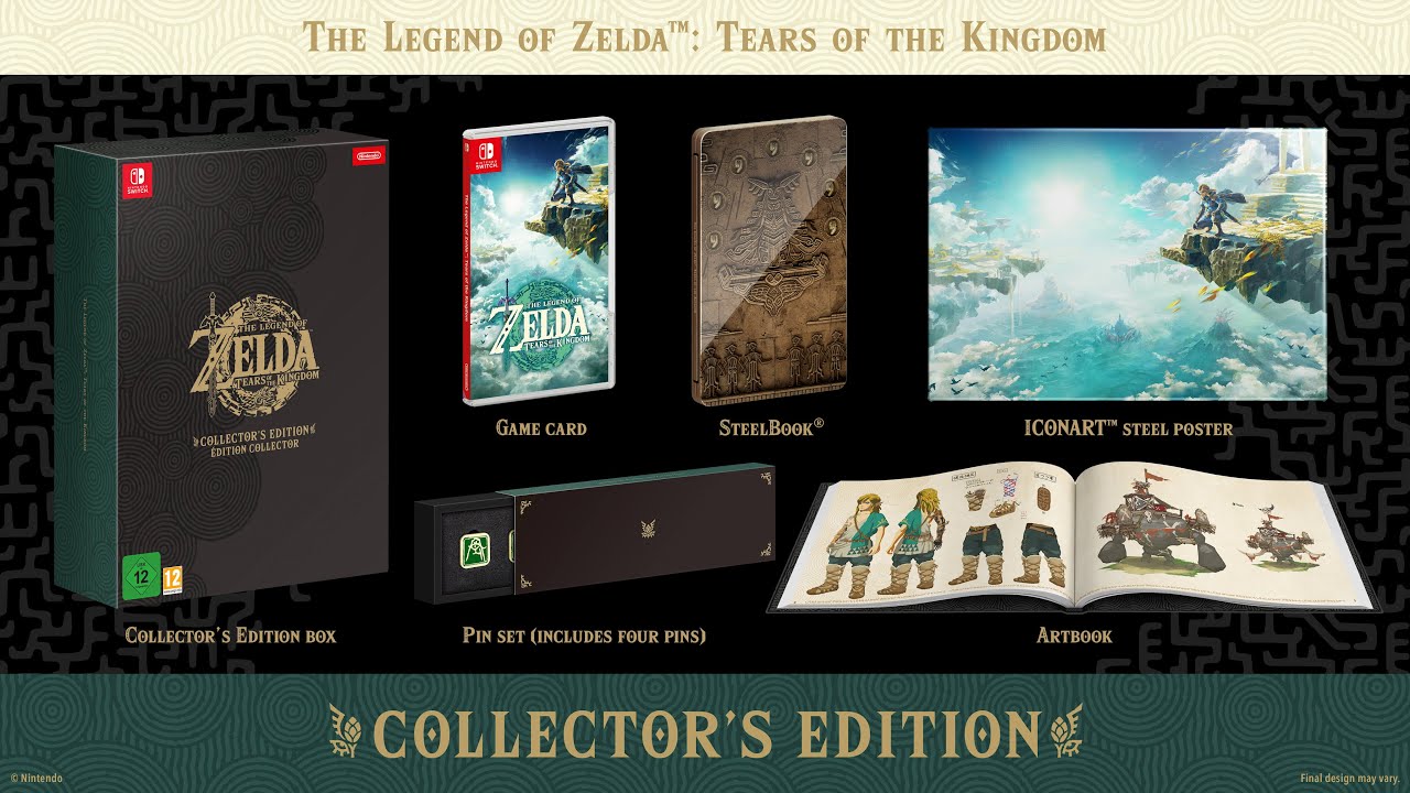 The Legend of Zelda: Tears of the Kingdom Collector's Edition til Nintendo Switch - Se trailer her