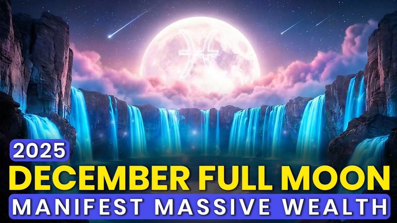 December Full Moon 2025: Manifest Massive Wealth with the Full Moon in Gemini (888Hz)