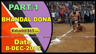 (1) Bhandal Dona (Kapurthala) Kabaddi Tournament 8 Dec 2015