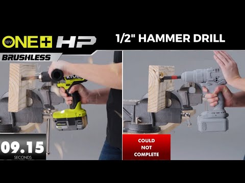 Head-to-Head: 18V ONE+ HP Brushless 1/2" Hammer Drill
