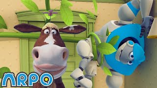 ARPO vs Giant Trouble! | Baby & Robot Adventures | Non-Stop Laughs | Mission: Save Baby