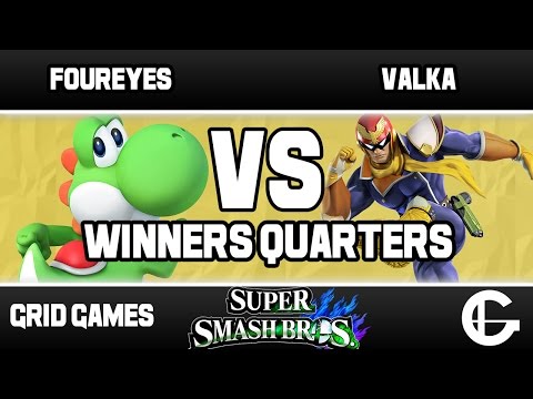 Foureyes (Yoshi) VS Valka (Falcon) | Grid WiiU BiWeekly 10 | Winners Quarters