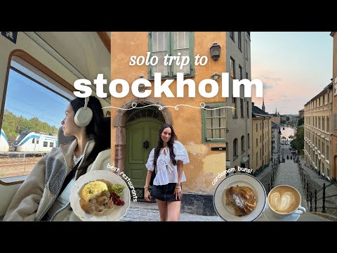 solo trip to stockholm 🇸🇪 | a weekend of sightseeing, trying swedish food, & shopping!