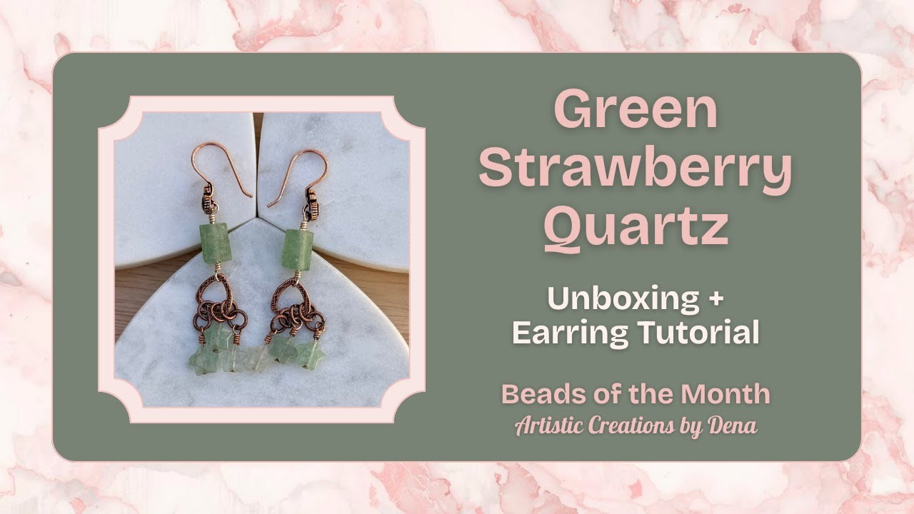 Turn Gemstone Beads into Earrings | BOTM Unbox + Tutorial