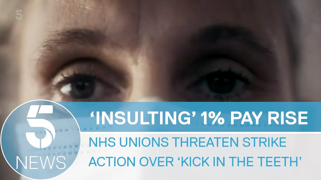 Frontline workers: NHS unions threaten strike action over 