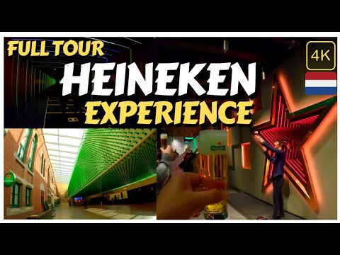 The Heineken Experience Amsterdam [4K] | Brew You Ride & Heineken Brewery Museum Tour