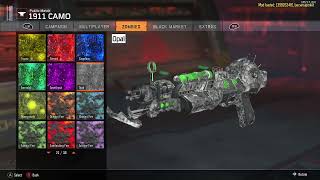 How to get every camo in zombies! call of duty black ops 3