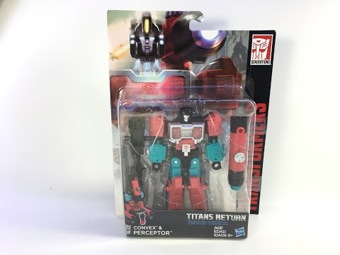 Video Review - Transformers: TItans Return - Deluxe PERCEPTOR w/ Convex